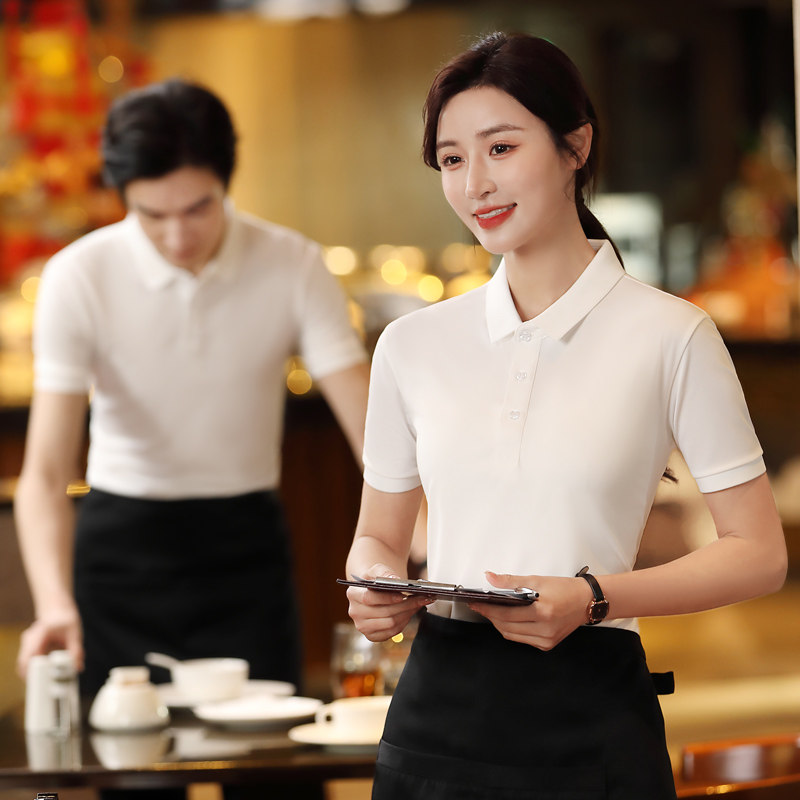 酒店餐饮火锅店夏季短袖烧烤t恤 奥娅图T恤