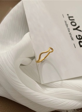 经典不过时可水洗叠戴戒指波浪