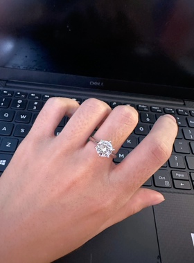 高密度大冰心仿真钻戒