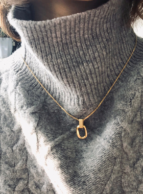 冷淡风极简复古风秋冬潮ins项链