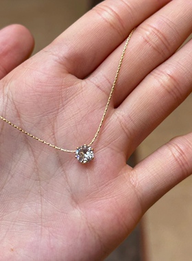 柏林少女青春洋气白色流星项链