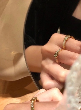 轻奢小众设计气质高级ins戒指