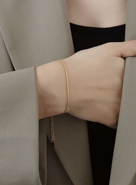 大气简约气质精致叠戴手链
