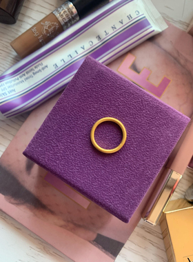 质感封存!显眼不掉色仿真金戒指新年气质款叠戴18k包金圆滚滚福气