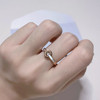 French high-end customized Roman disc ring with temperament