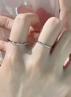 有你竹已/有点过份质感竹节戒指