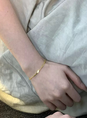 发光小手链!碎金金闪闪高级有气场轻奢手链春日氛围清冷有钱礼物