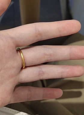 洗手不用摘高级简约古法素光面