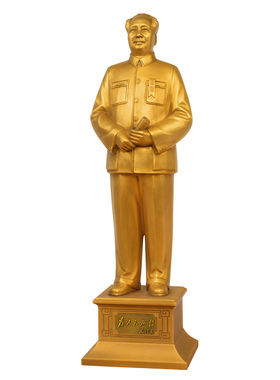 黄铜摆件中国风客厅办公乔迁铜像