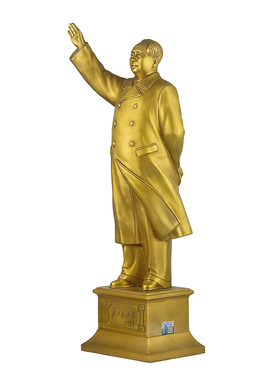 全身客厅摆件挥手祝福铜像