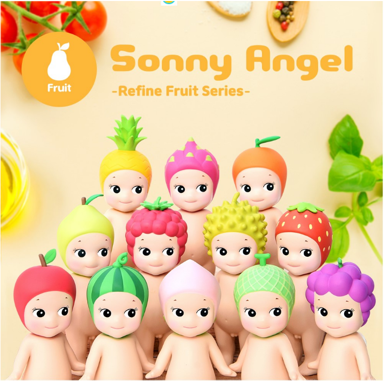 正版Sonny angel动物1234蔬菜花朵水果基础款光屁股娃娃摆件盲盒-图1