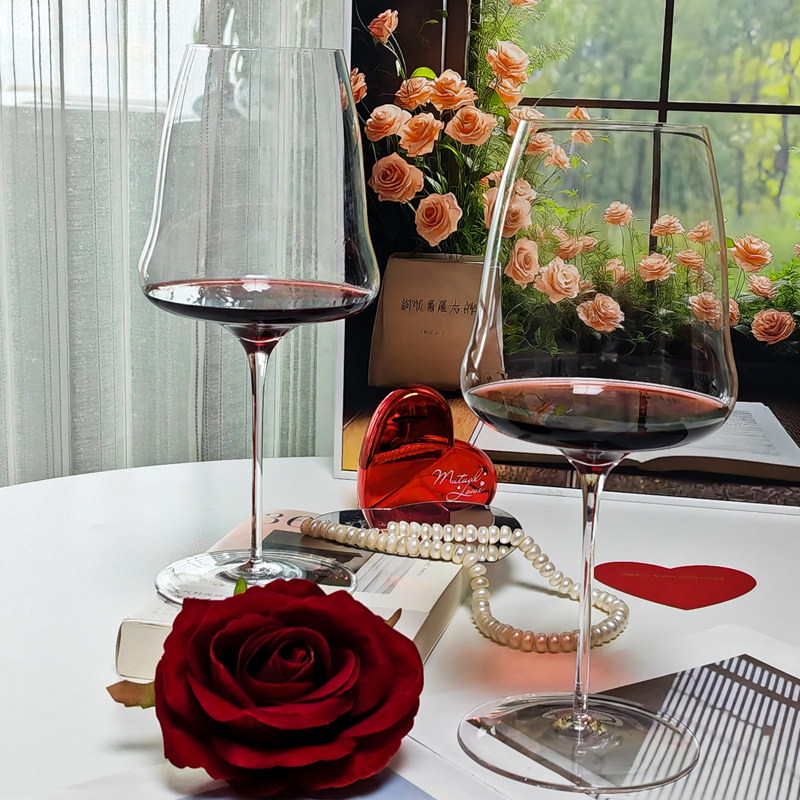 2025云朵红酒杯轻奢高级感高脚杯高档波尔多家用葡萄酒杯套装高端,淘宝优惠券,粉丝福利购,淘宝优惠卷