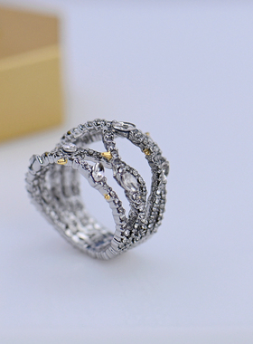 欧美轻奢时尚气质优雅大气戒指