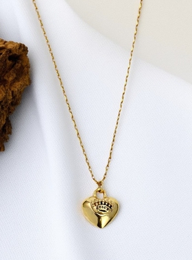 欧美小众轻奢爱心项链