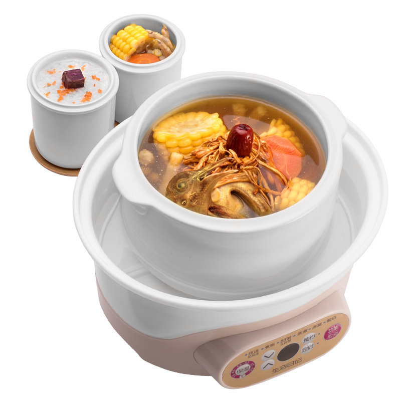 生活日记陶瓷隔水煮粥神器煲汤锅 生活日记优云电炖/煮粥锅/文火炉