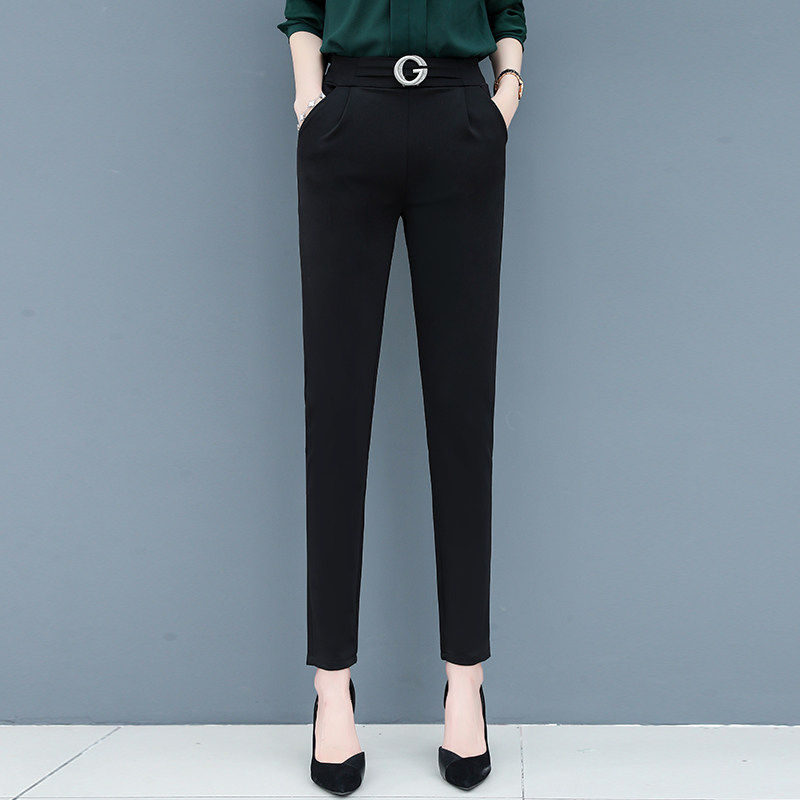 哈伦裤春秋2020新款显瘦萝卜裤子 玛依恋休闲裤