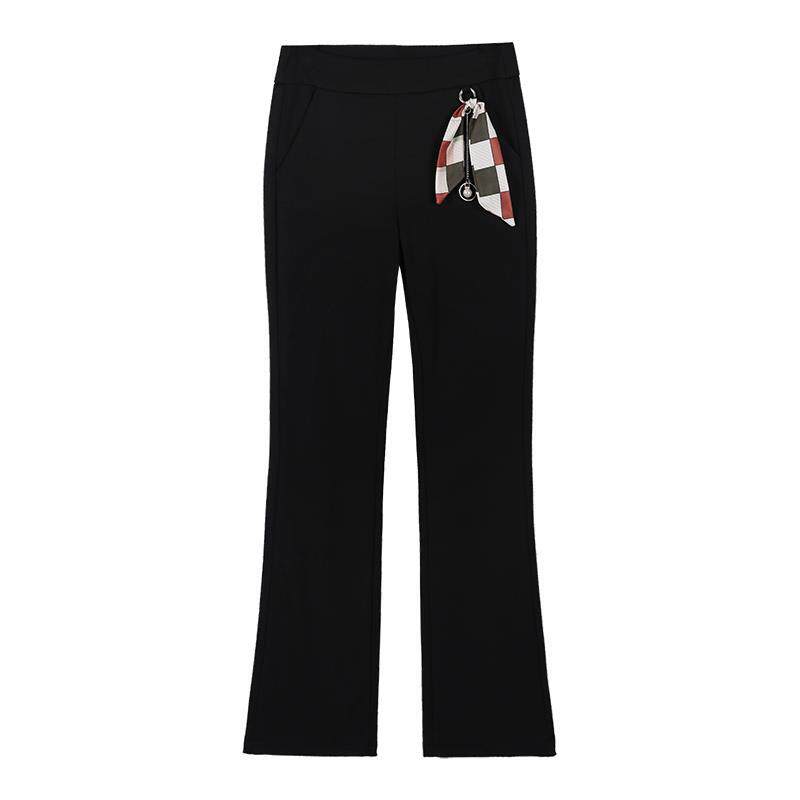 高腰显瘦2020秋季新款垂感喇叭裤 玛依恋休闲裤