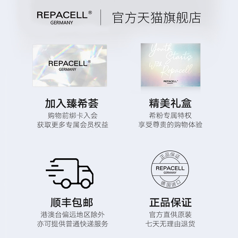 【官方正品】REPACELL瑞铂希德国密集修护小安瓶精华液25ml干性 - 图3