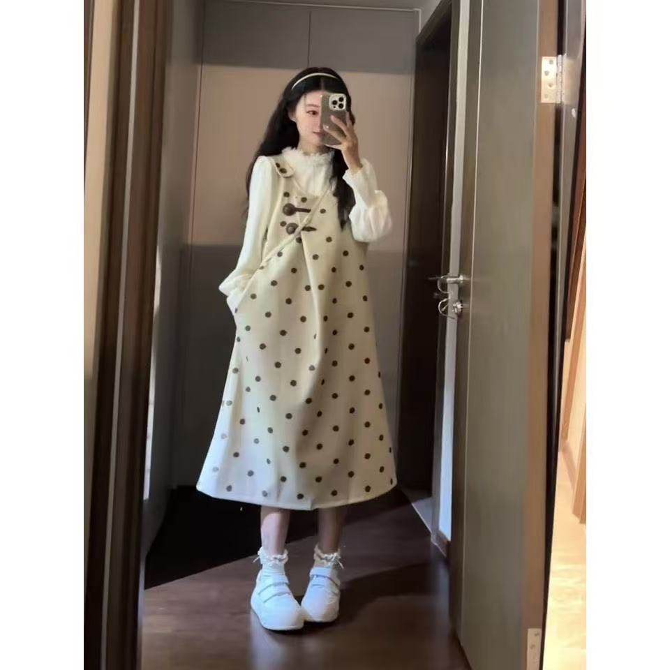 胖mm特大码300斤显瘦时尚套装女秋冬宽松吊带连衣裙内搭上衣套装2,淘宝优惠券,粉丝福利购,淘宝优惠卷