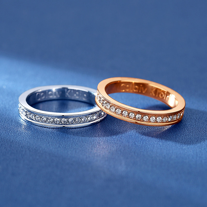 小ck情侣一对情侣款满天星官网对戒 珂爵戒指/指环