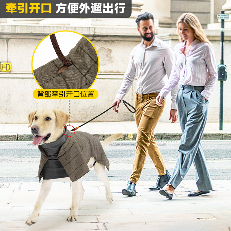 主人结婚狗狗衣服西装礼服男西服边牧柴犬中型犬冬天秋季冬季外套