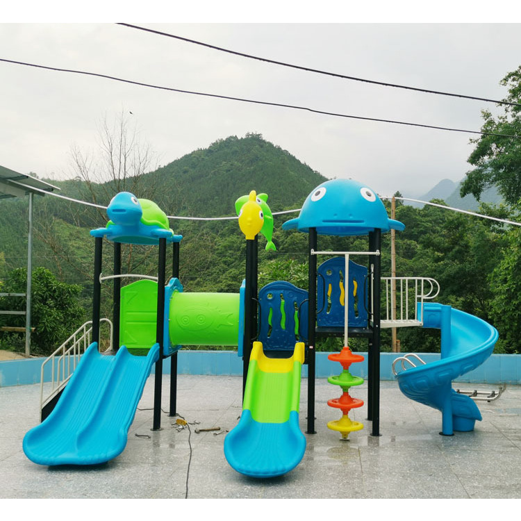 儿童室外大型滑梯幼儿园小区户外乐园塑料小博士秋千组合游乐设施 - 图2