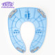 Folding toilet seat for children traveling at home