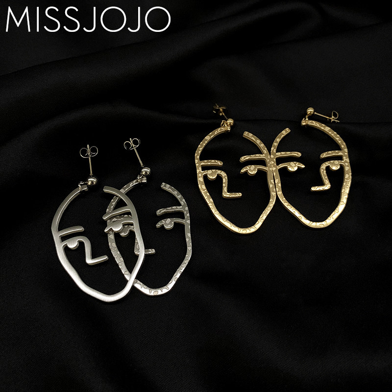 2019新款潮ins冷淡风欧美个性耳环 missjojo耳钉