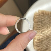 MISSJOJO original design fashionable simple versatile temperament female xx silver ring 4305