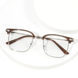 若云 Camellia Half -Frame Glasses Женские анти -блюд -светлые артефакт красоты с высоким уровнем глаза глаз может соответствовать цифровому зеркалу миопии