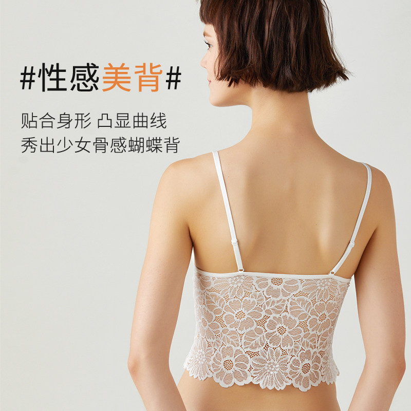 夏季无钢圈法式花朵蕾丝少女文胸 bragood内衣文胸