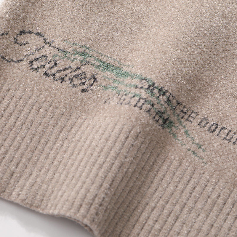 外贸半高领毛衣男保暖秋冬内搭男生打底男士冬季冬款卡其针织衫,淘宝优惠券,粉丝福利购,淘宝优惠卷