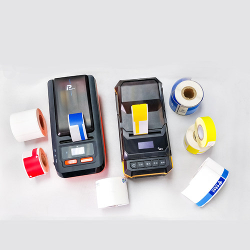 通信线缆标签纸适用品胜伟文P50/P51/P52光纤02F型热转印不干胶标签纸05F标签理念3600普贴66DC刀型网线贴纸 - 图1