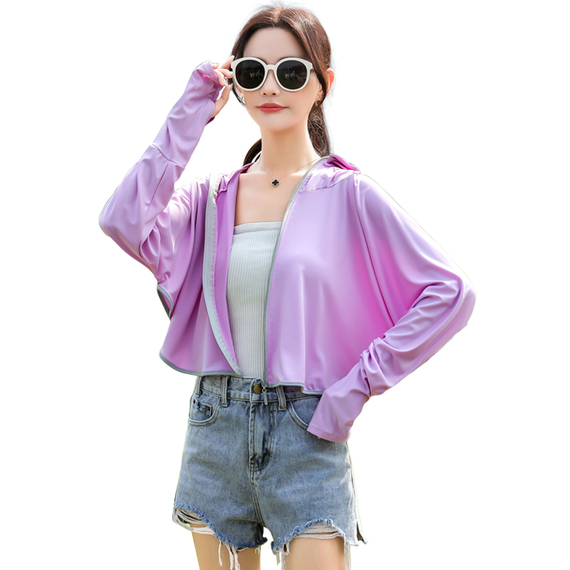 若芬旗舰店斗篷防晒衣女新款夏季披风外套带帽防晒服冰丝长袖仙女防晒衫3