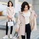 Early spring windbreaker for women mid-length 2025 spring wear new loose casual British style small thin coat jacket

