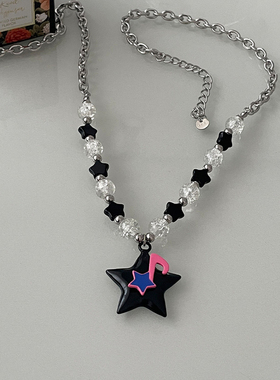 星星合金吊坠钛钢锁骨链女百搭潮