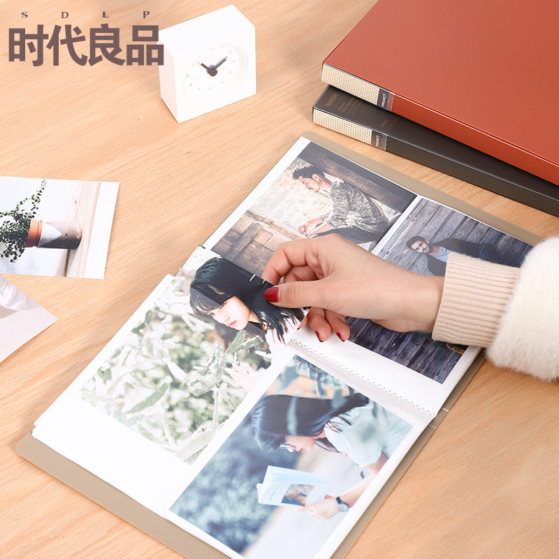 大容量六寸相册纪念册透明插页式明信片收纳册简约影集6寸收集册,淘宝优惠券,粉丝福利购,淘宝优惠卷
