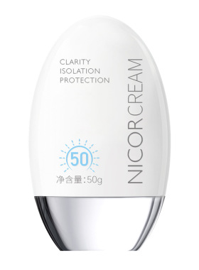 Nicor清透隔离长效防晒霜spf50防水防汗紫外学生女生水润保湿轻薄