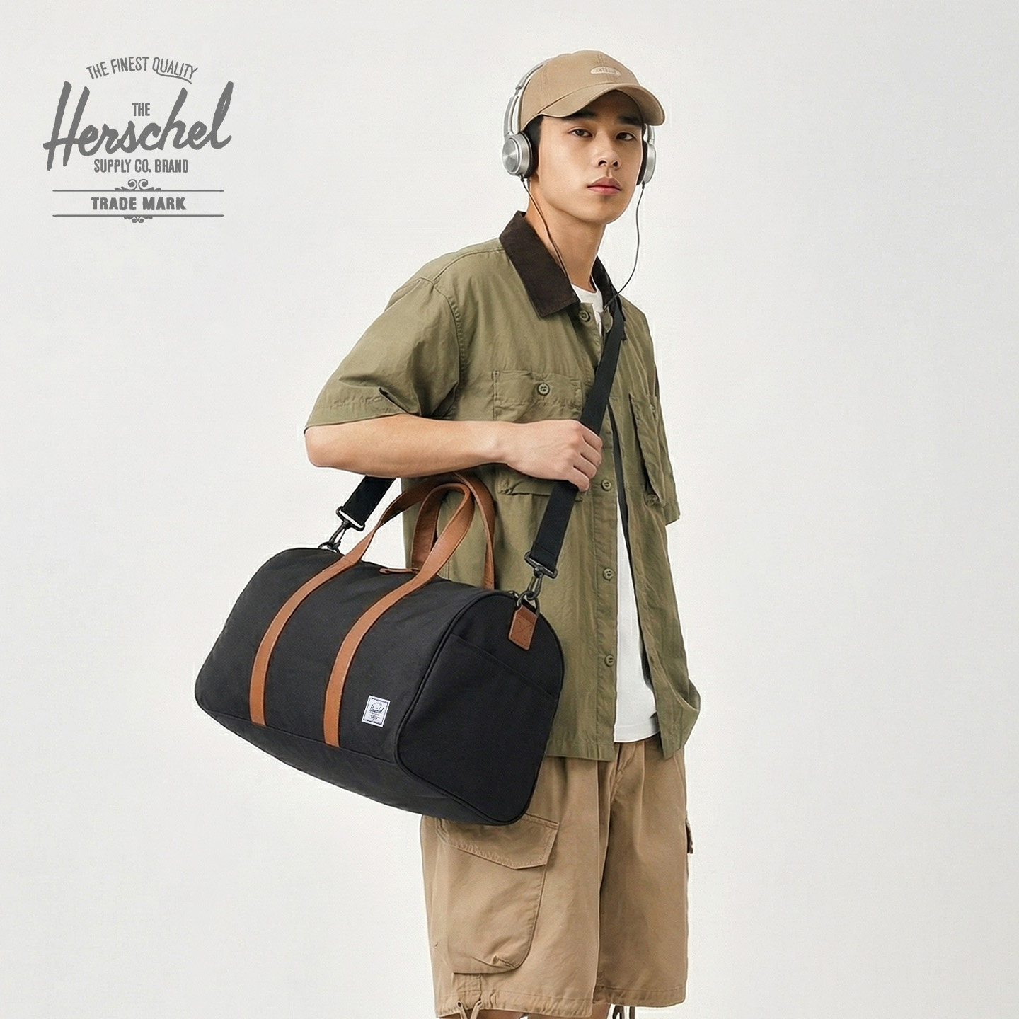 Herschel large capacity travel bag fitness bag