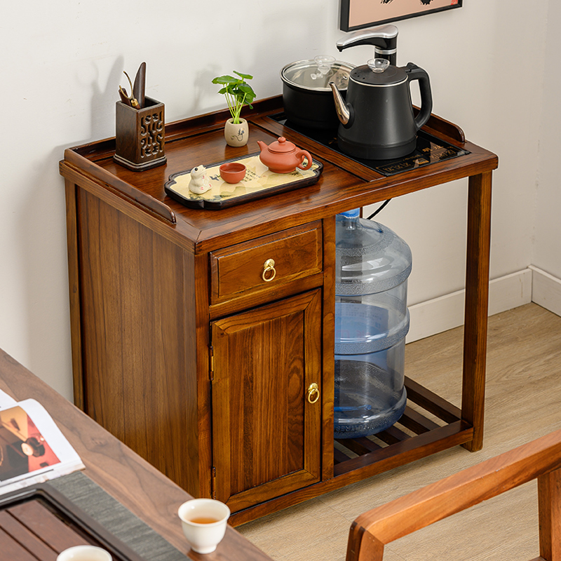 实木小型泡茶烧水壶一体茶几客厅家用小户型简约茶桌子办公室茶台 - 图1