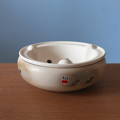 日淘社万古烧碳烤炉 日本进口陶土烤肉炉家用炭火烧烤炉 户外烤炉 - 图2