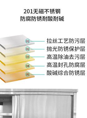 京都厨具商用不锈钢热风循环暖碟台保温加热碗柜厨房操作台