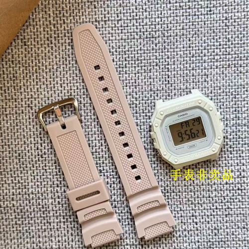 适配卡西欧AE-1200 SGW300/400 MRW-200 w218h树脂硅胶手表带男女 - 图0