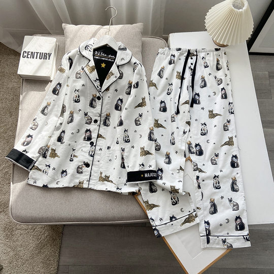 American P.J.S pure cotton brushed pajamas set