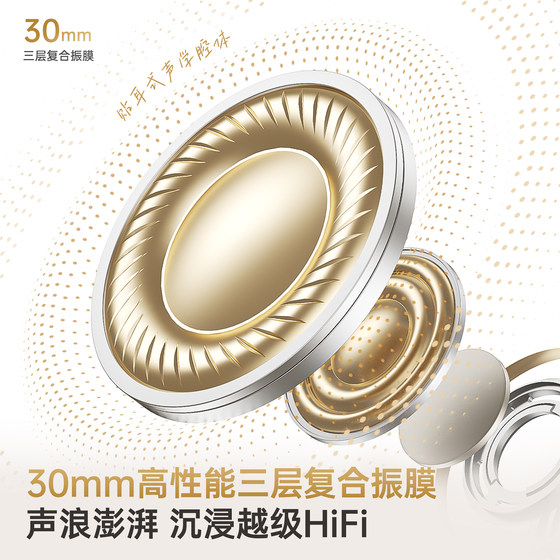 iKF R1探索版复古头戴式耳机蓝牙无线男女生时尚穿搭降噪运动小头