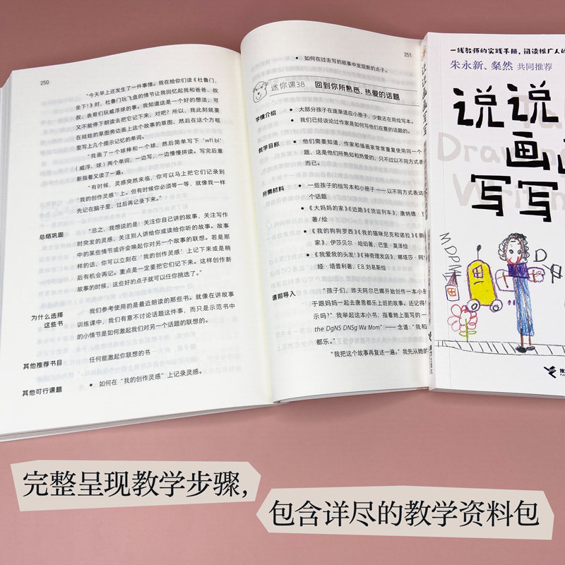 说说画画写写:和孩子共读共写的46次迷你课 (美)玛莎·霍恩//玛丽·艾伦·贾科布 著 王建伟//国文 译 少儿艺术 少儿 接力出版社 - 图0