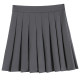 Gray pleated skirt women's new autumn and winter style skirt