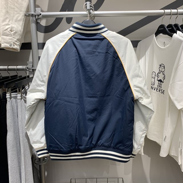 CONVERSE Converse 25 winter new men's American hip-hop all-match casual baseball uniform cotton jacket UCJ089