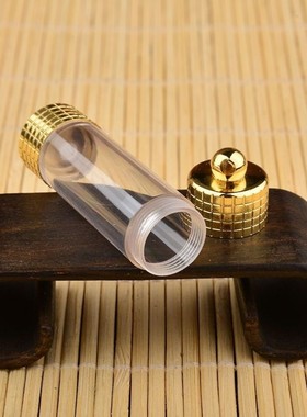 透明空心空瓶吊坠嘎乌女男款项链可打开装朱砂舍利子随身时尚挂件