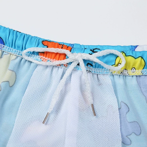 Детские мультяшные штаны, детский купальник для раннего возраста, комбинезон, шорты для мальчиков для плавания